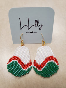 Holiday Beaded Earrings by LuLilly - Choose Style