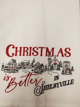 Load image into Gallery viewer, Holiday Embroidered Tea Towels - Choose Designs