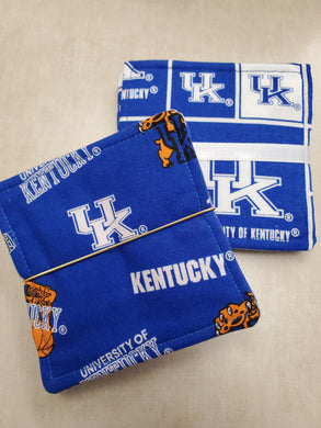 KY/UL Team Fabric Coaster Set of 4 - Choose Design