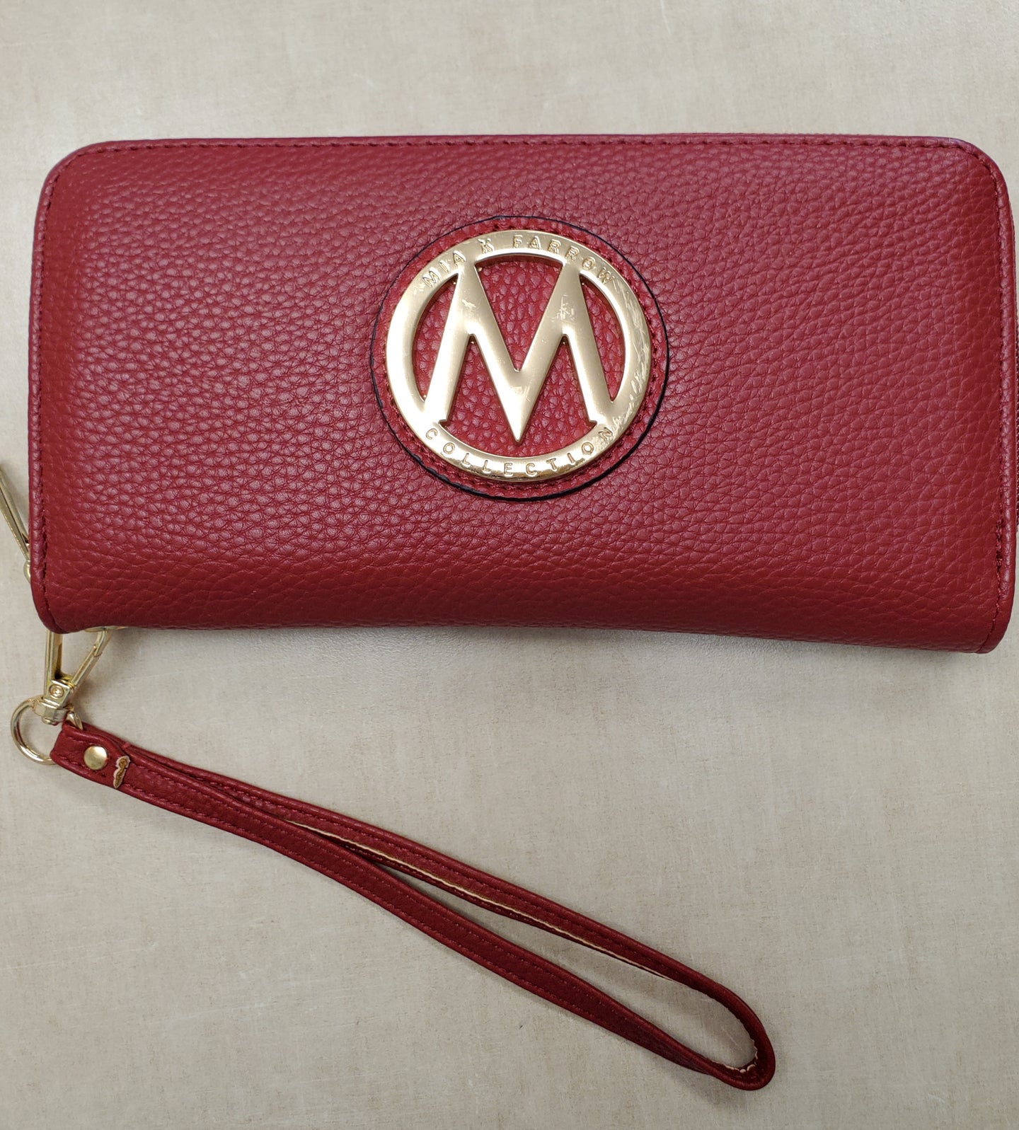 Red Zippered Wallet