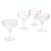 Load image into Gallery viewer, Acrylic Margarita Glasses with Swirl Design