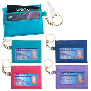 RFID Credit Card Wallet w/Keychain
