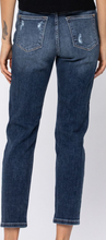 Load image into Gallery viewer, Judy Blue Distressed Boyfriend Blue Jeans