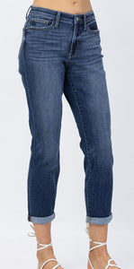 Judy Blue Midrise Boyfriend Denim Jeans