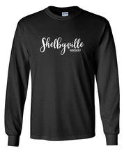 Load image into Gallery viewer, &quot;Shelbyville, KY&quot; Long Sleeve Shirts Script -Choose Color