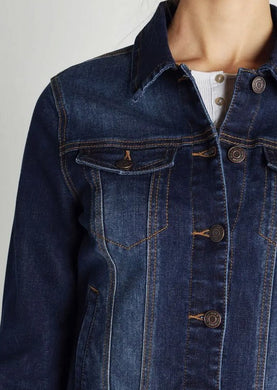 Blue Jean Dark Denim Jacket