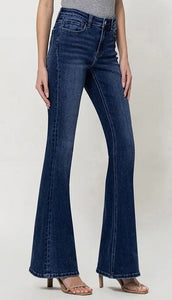 Mid Rise Flare Jeans by Vervet