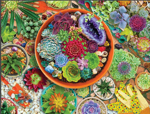 Succulent Garden - 500 Piece Puzzle