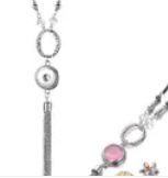 Tassel Pendant w/ Snap Base