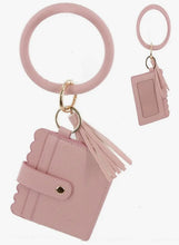 Load image into Gallery viewer, Bangle Wristlet Keychain Wallet - Choose Colors