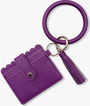 Load image into Gallery viewer, Bangle Wristlet Keychain Wallet - Choose Colors