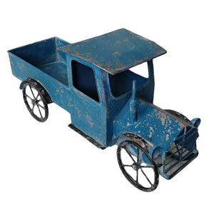 Rustic Blue Metal Truck