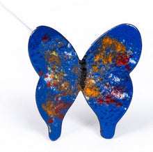 Load image into Gallery viewer, Copper Enamel Butterflies - Medium