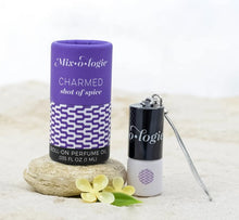 Load image into Gallery viewer, Charmed Mini Roll-On Perfume Keychain