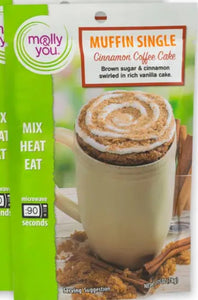 Cinnamon Coffee Cake Muffin Microwave Single