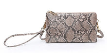Load image into Gallery viewer, Snakeskin Pattern Crossbody Clutch - Choose Color