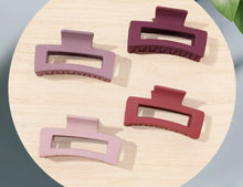 Load image into Gallery viewer, Matte Rectangle Hair Clips - Choose Colors!!!