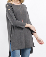 Load image into Gallery viewer, Tunic w/ Shoulder Buttons - Choose Color
