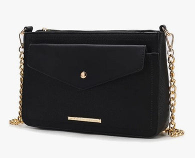 3-in-1 Crossbody Purse w/Removable Clutch