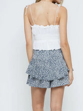 Load image into Gallery viewer, Ruffle Zip Up Flare Skort