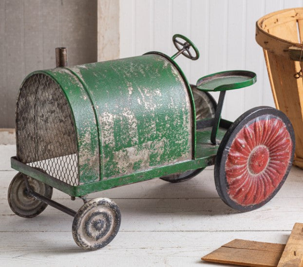 Rustic Green Tractor