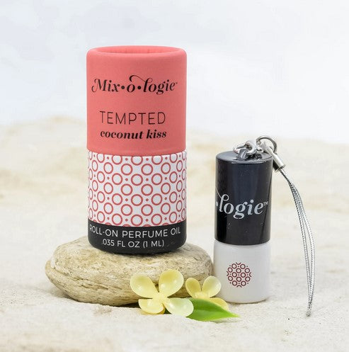 Tempted Mini Roll-On Perfume Keychain