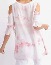 Load image into Gallery viewer, Pink Blush Cold Shoulder Top