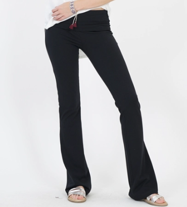 Black Yoga Flare Pants - Also in PLUS SIZES!